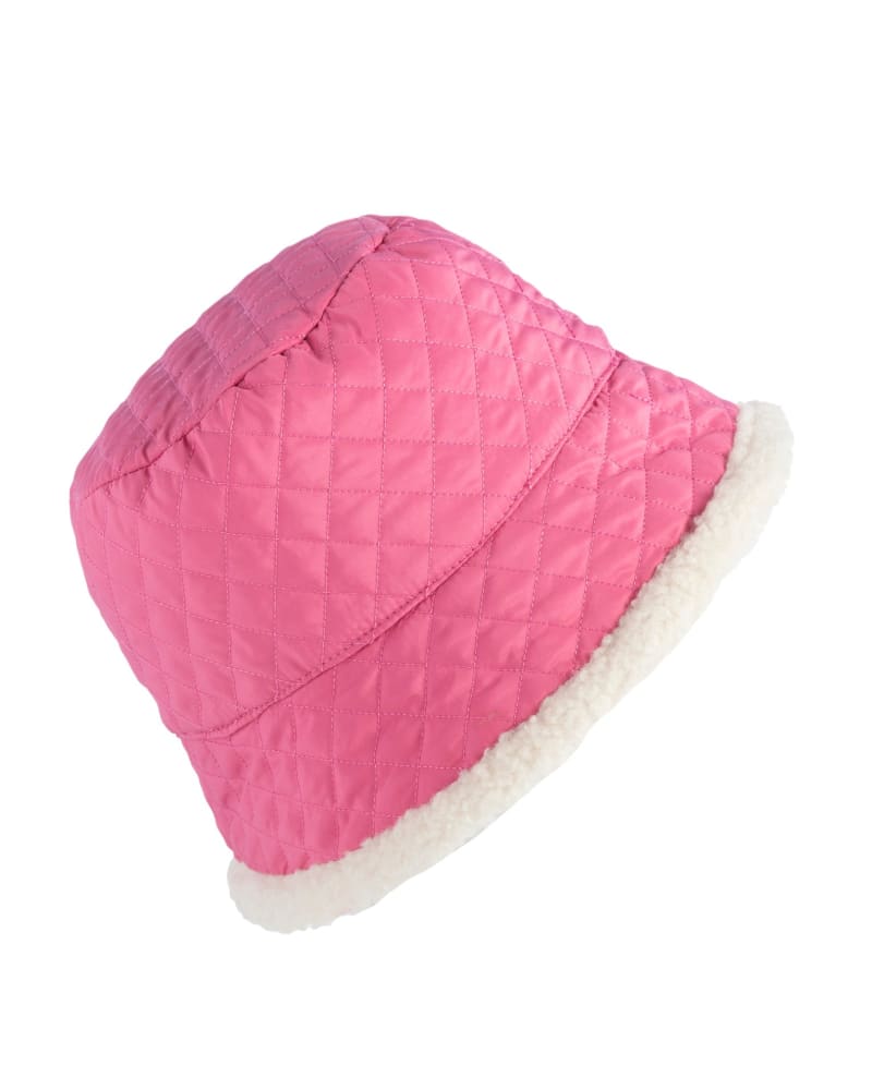 Front of a size One Size Christina Bucket Hat in Pink by Shiraleah. | dia_product_style_image_id:308041